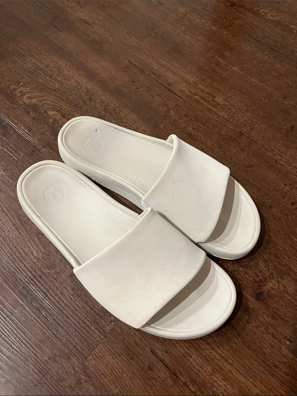 lululemon athletica White Single-Band Slide